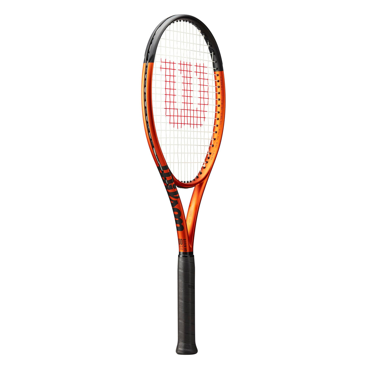 Wilson Burn 100 V5 Tennis Racket, Unstrung, Orange - alternate view 2