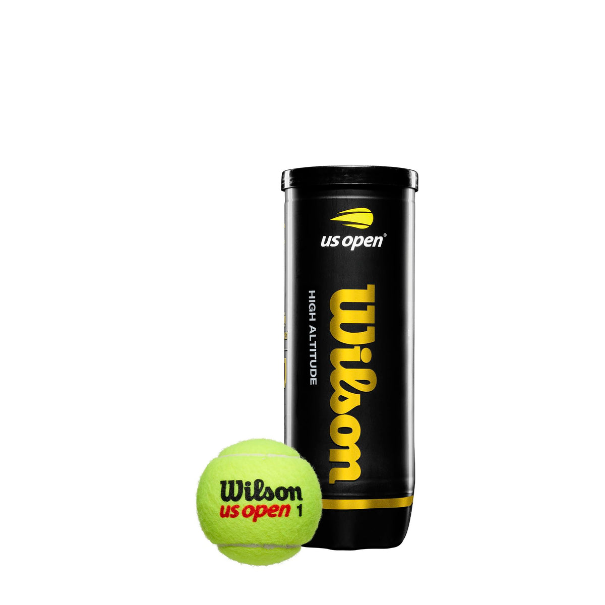 Wilson US Open High Altitude Tennis Balls - 3 Ball Can - front
