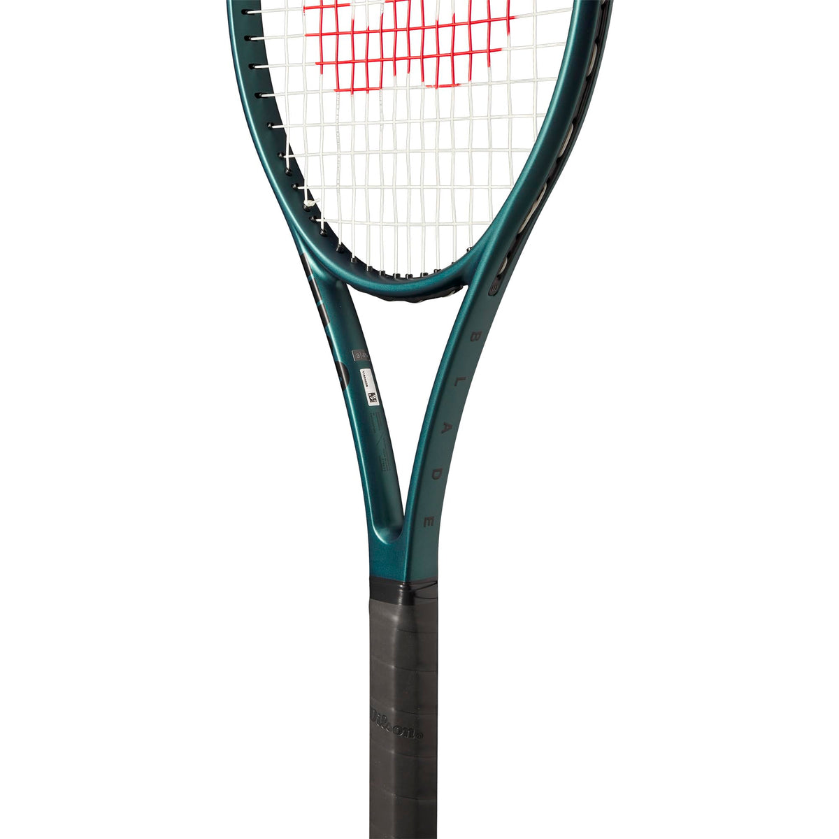 Wilson Blade 104 V9 Tennis Racket, Unstrung in Emerald Green - alternate view 6