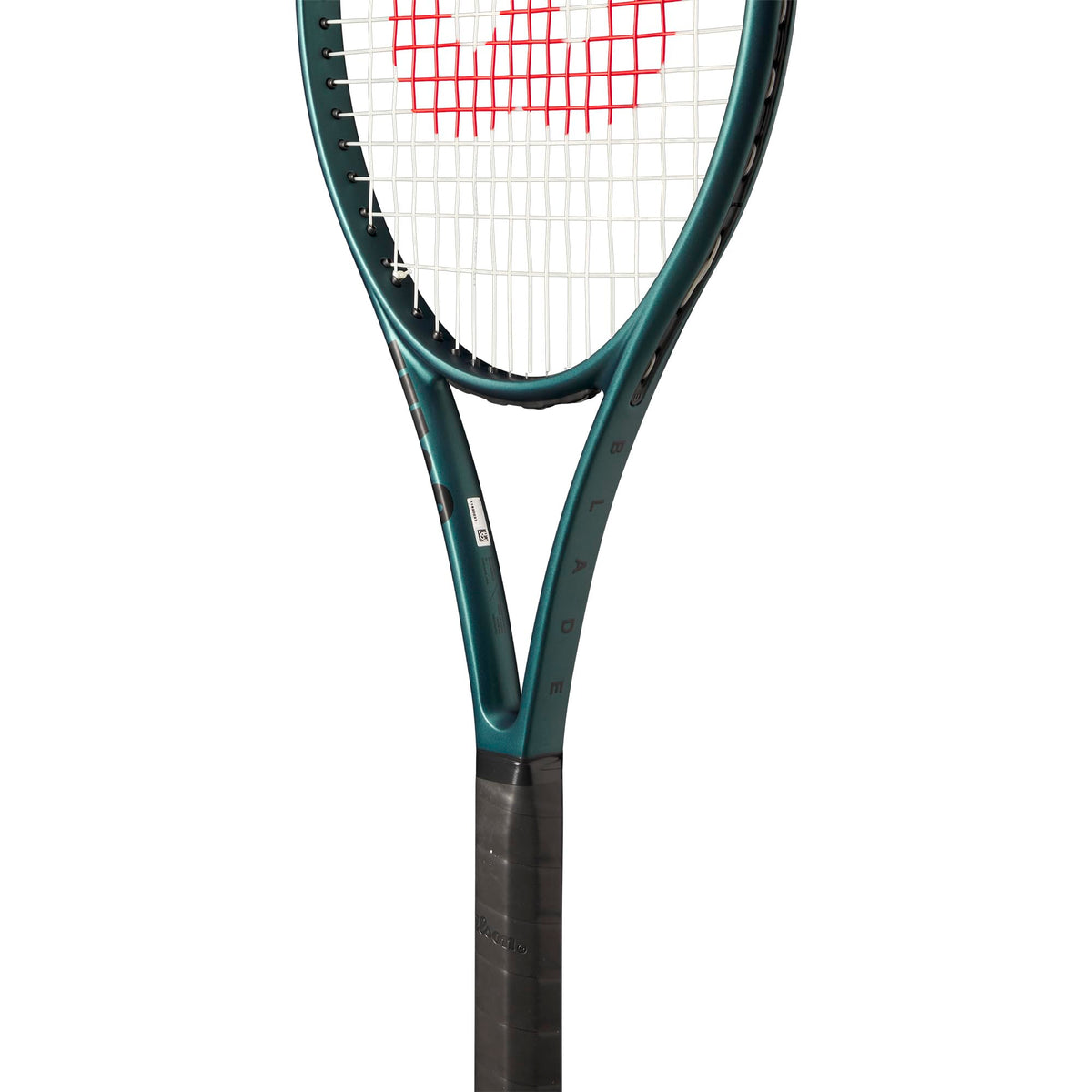 Wilson Blade 100L V9 Tennis Racket, Unstrung in Emerald Green - alternate view 6