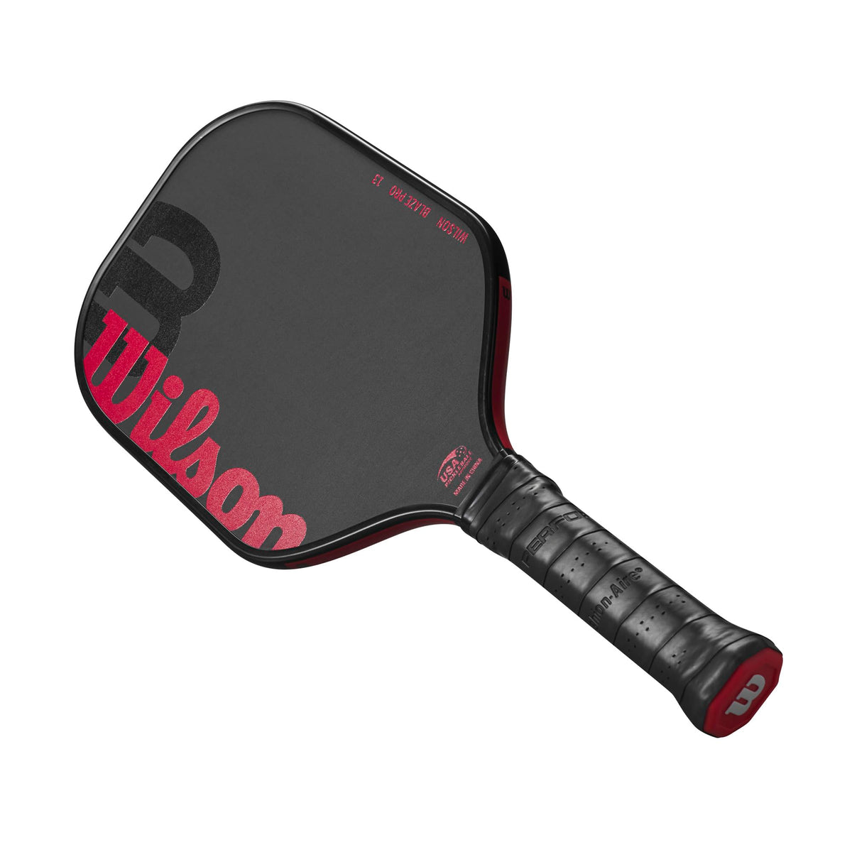 Wilson Blaze Pro 13mm Raw Hybrid Pickleball Paddle, Black/Red - alternate view 5