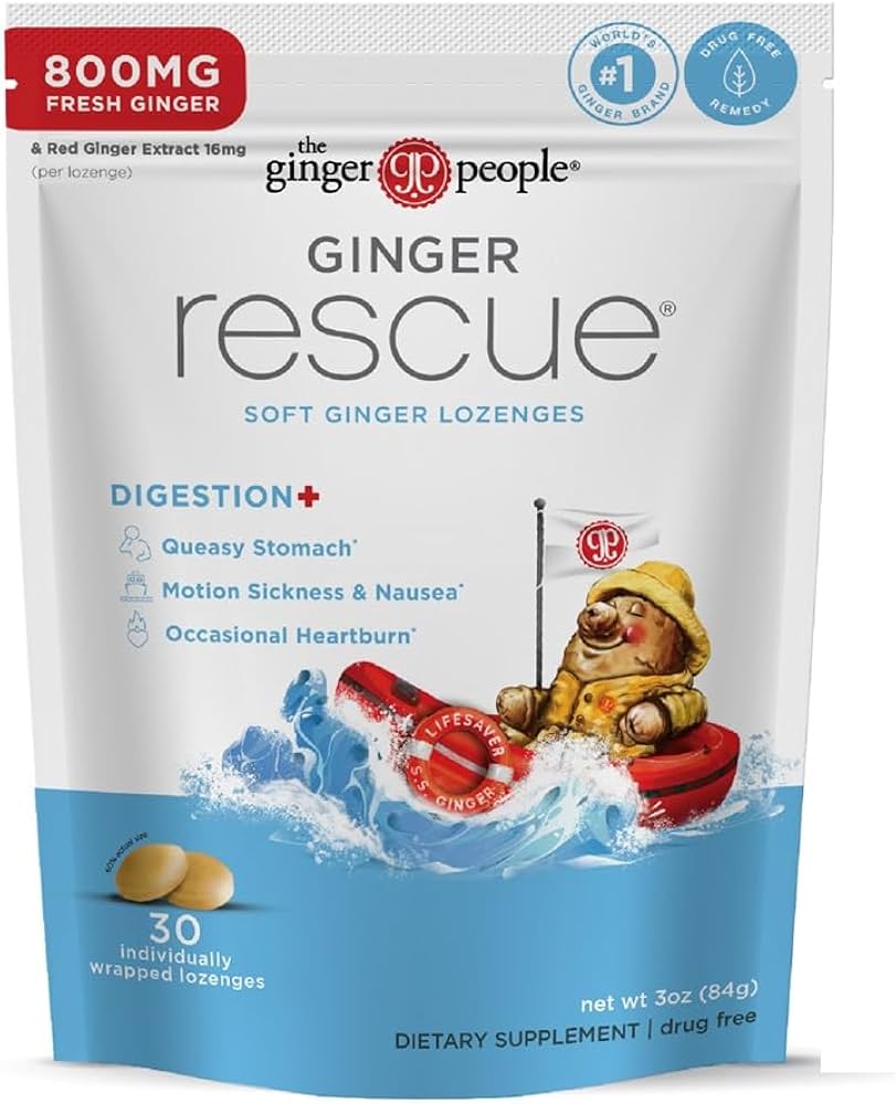 The Ginger People Soft Ginger Lozenges, 3 oz (Case of 12)