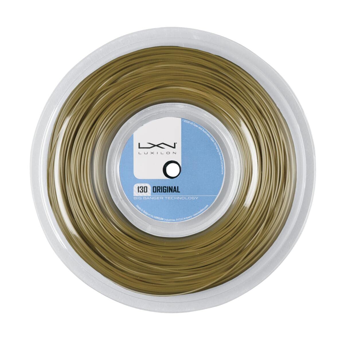 Luxilon Original 130 16 Gauge Tennis String Reel, 200m, Amber - main view