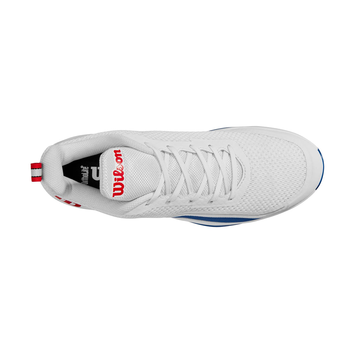 Wilson Rush Pro Lite Mens Tennis Shoes, White/Deja Vu Blue - alternate view 5