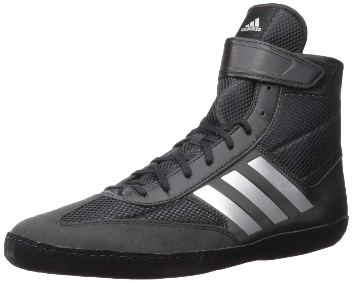 Adidas Combat Speed 5 Black/Silver/Black Wrestling Shoes