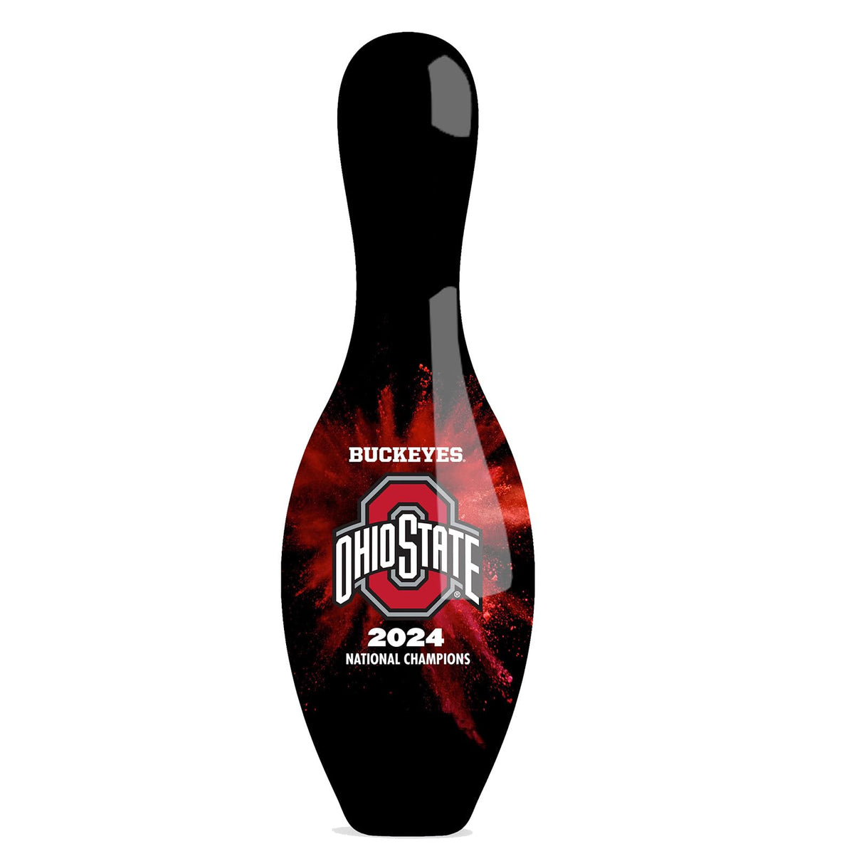 On The Ball Bowling National Championship Black Bowling Pin - view 2