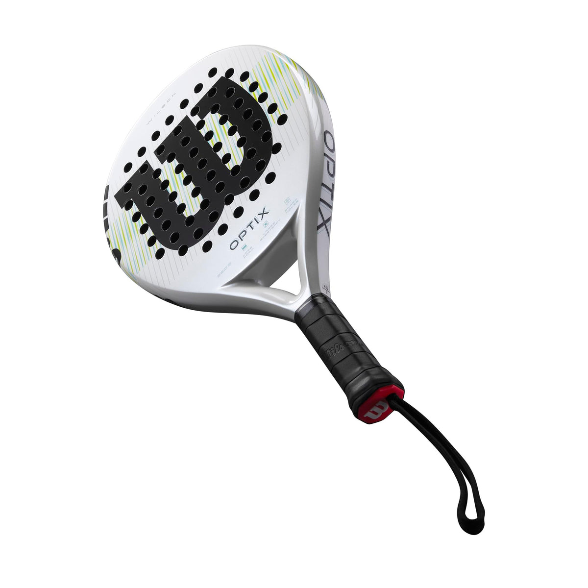 Wilson Optix V1 Padel Racket, White/Green - alternate view 6