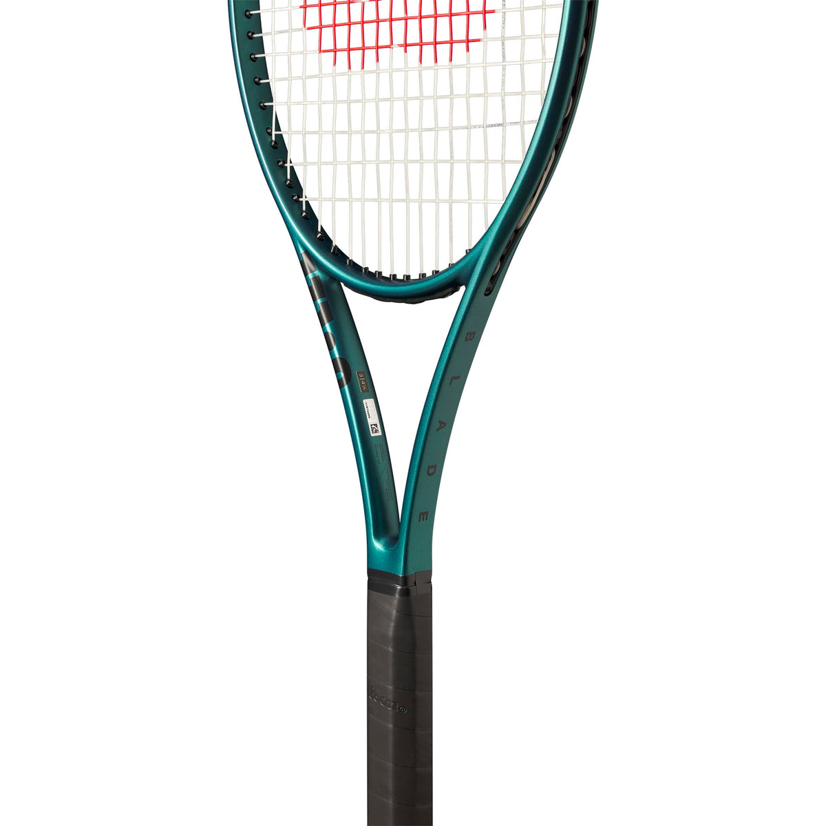 Wilson Blade 98 18x20 V9 Tennis Racket, Unstrung in Emerald Green - alternate view 5