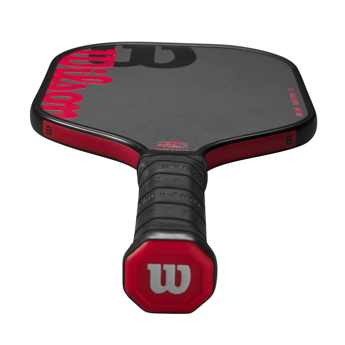 Wilson Blaze Pro 13mm Raw Hybrid Pickleball Paddle, Black/Red - alternate view 3