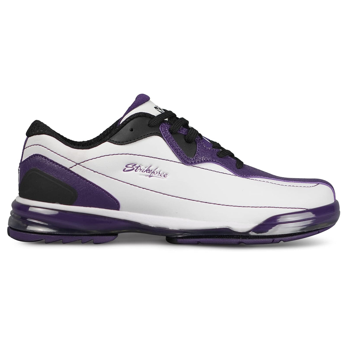 KR Strikeforce Dream White/Purple Right Hand Wide Performance Women's Bowling Shoe - view 2