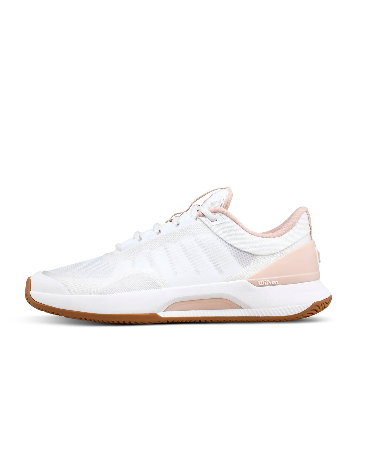 Wilson Intrigue Tour Womens Tennis Shoes, White/Cameo Rose/Gum - main view