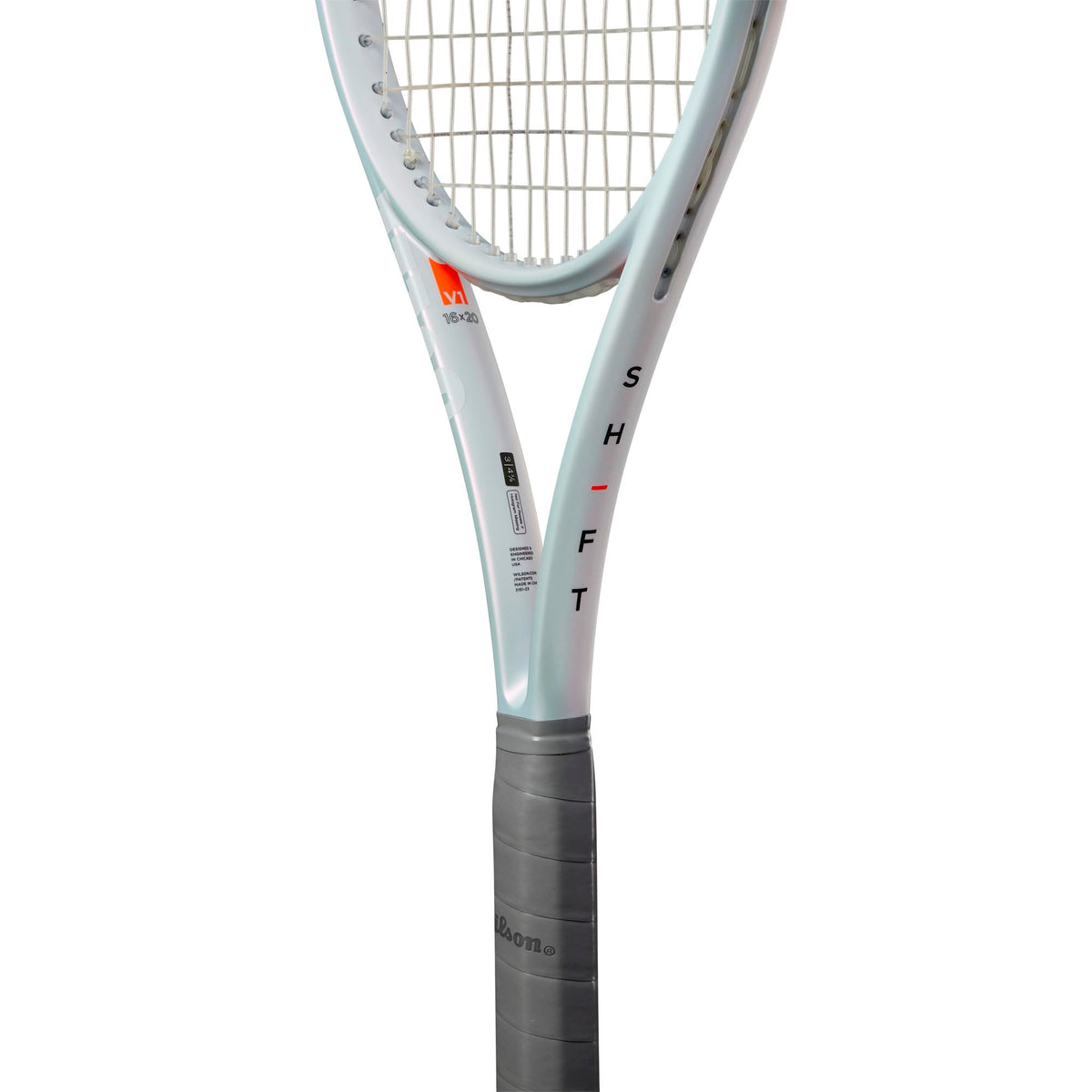 Wilson Shift 99L V1 Tennis Racket, Unstrung, White - alternate view 6
