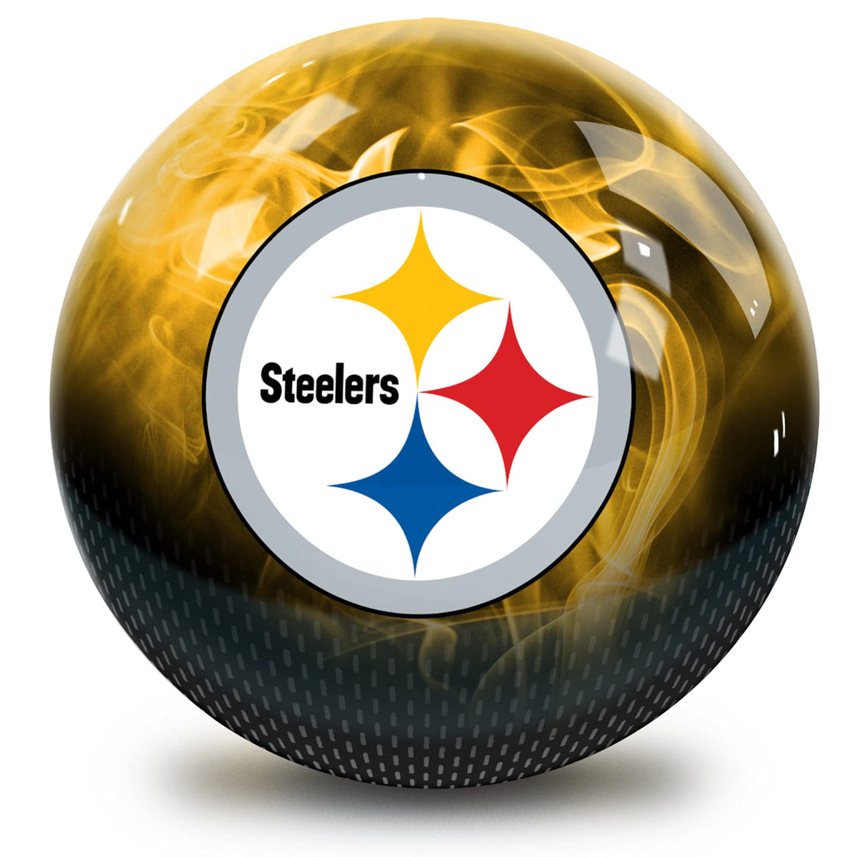 On The Ball Bowling Strikeforce Bowling NFL Pittsburgh Steelers Undrilled Bowling Ball - view 2