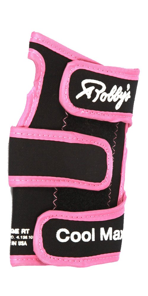 Robby's Coolmax Original Left Wrist Support, Black/Pink, X-Large - view 1