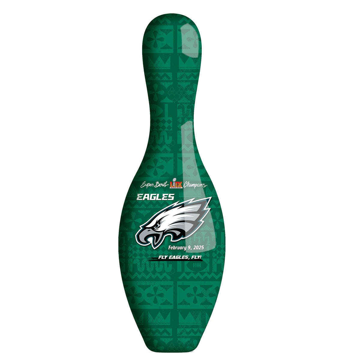 KR Strikeforce NFL Super Bowl LIX Champs Philadelphia Eagles Bowling Pin - view 2