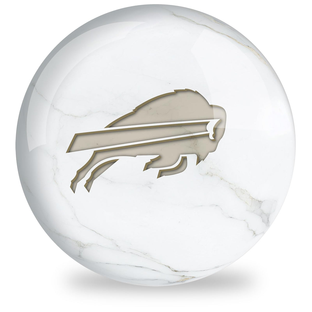 On The Ball Bowling NFL Buffalo Bills Undrilled Bowling Ball (Marble) - view 2