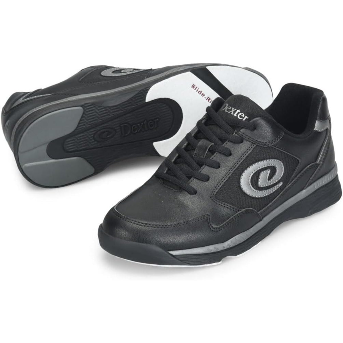 Dexter Mens Ricky V Black Alloy Bowling Shoes