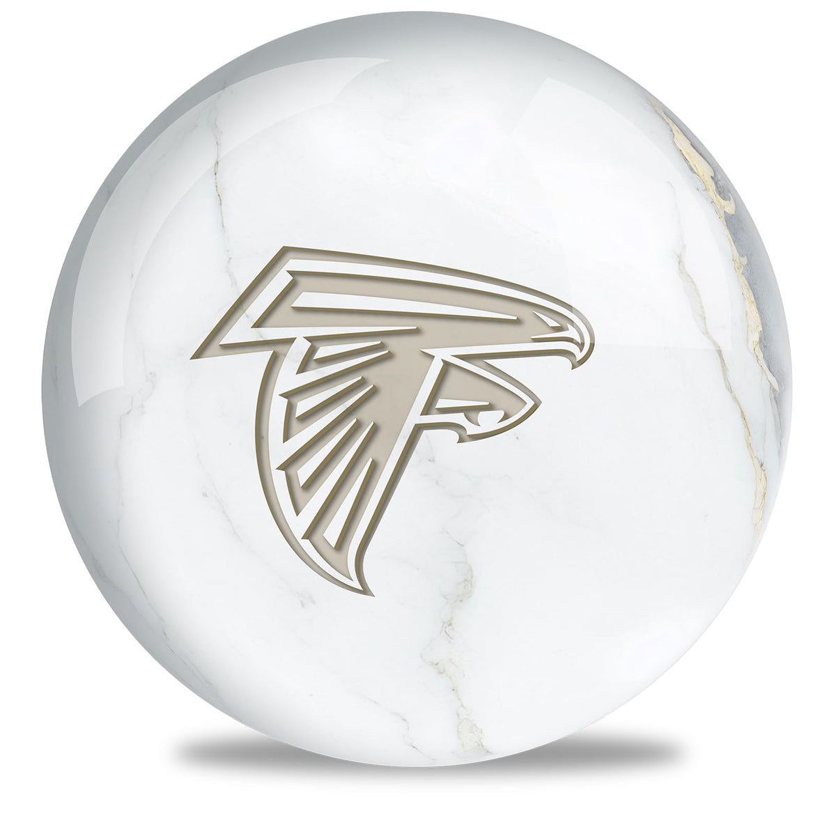 On The Ball Bowling NFL Atlanta Falcons Undrilled Bowling Ball (Marble) - view 2