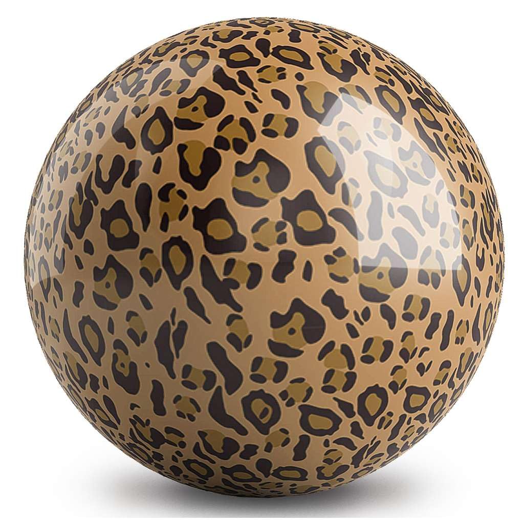 On The Ball Bowling KR Strikeforce Natures Natural Leopard Bowling Ball Made of Polyester (8) - view 1