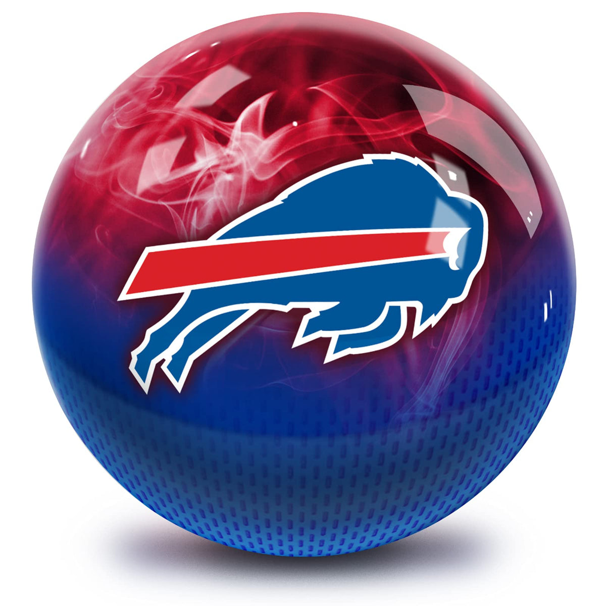 On The Ball Bowling NFL Buffalo Bills Undrilled Bowling Ball (On Fire) - view 2