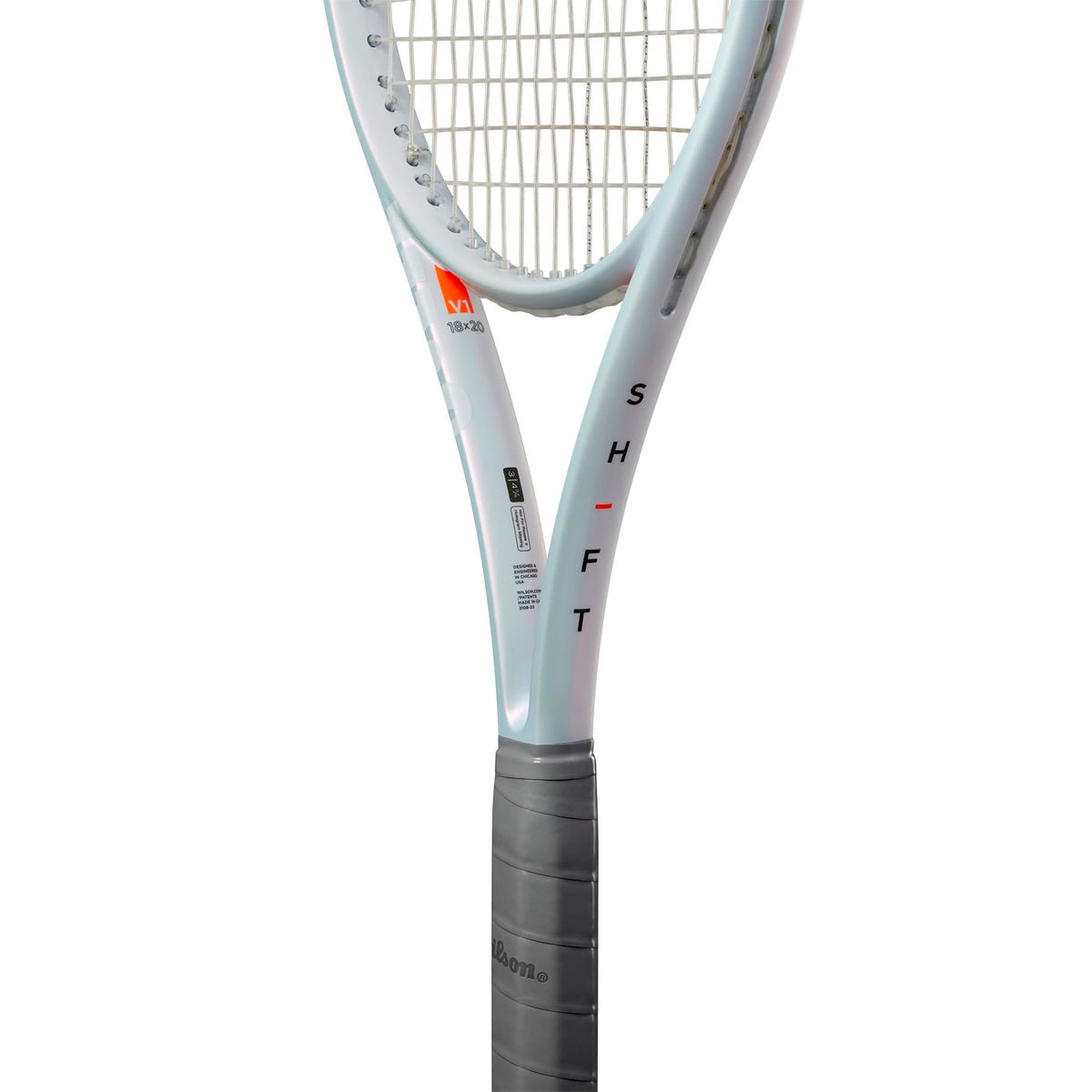 Wilson Shift 99 Pro V1 Tennis Racket, Unstrung, White, Grip 4 1/4" - alternate view 7