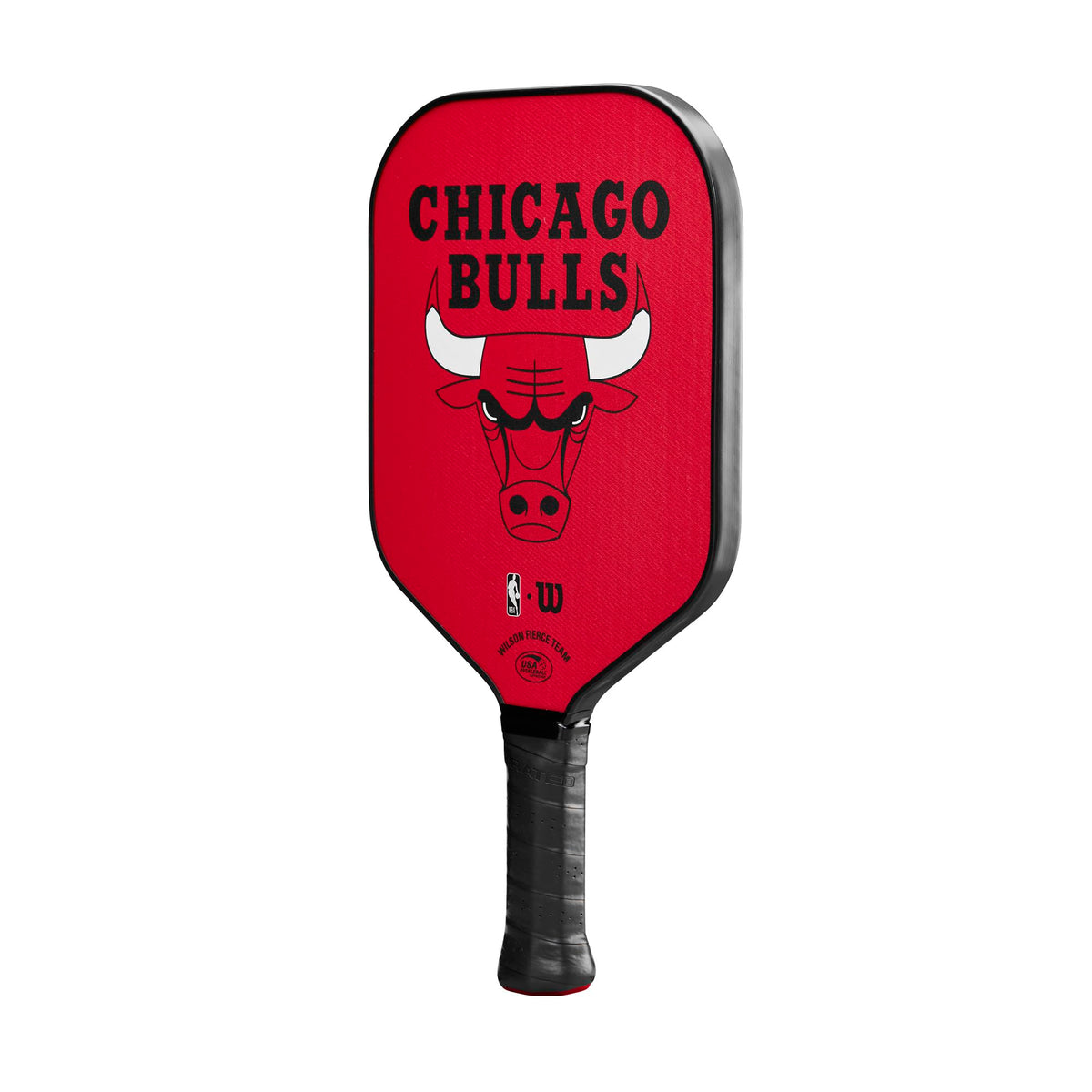Wilson NBA Collection Fierce Team Pickleball Paddle, Chicago Bulls in Red/Black - alternate view 2