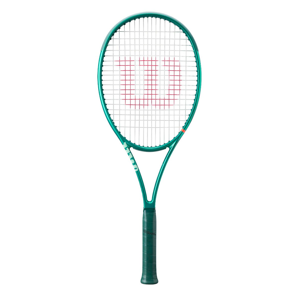 Wilson Blade 98 16x19 V10 Tennis Racket, Unstrung in Championship Green - main view
