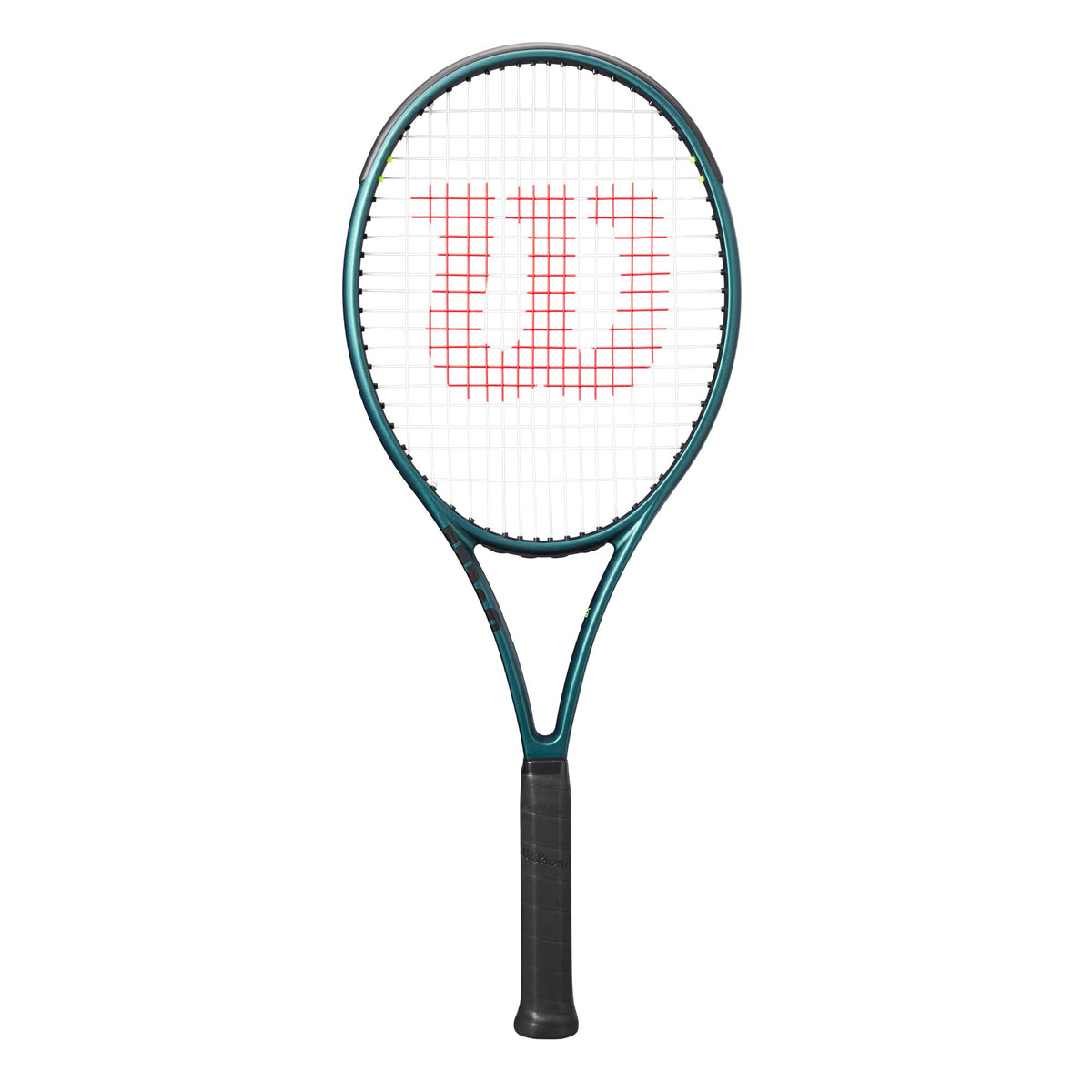 Wilson Blade 100L V9 Tennis Racket, Unstrung in Emerald Green - alternate view 1