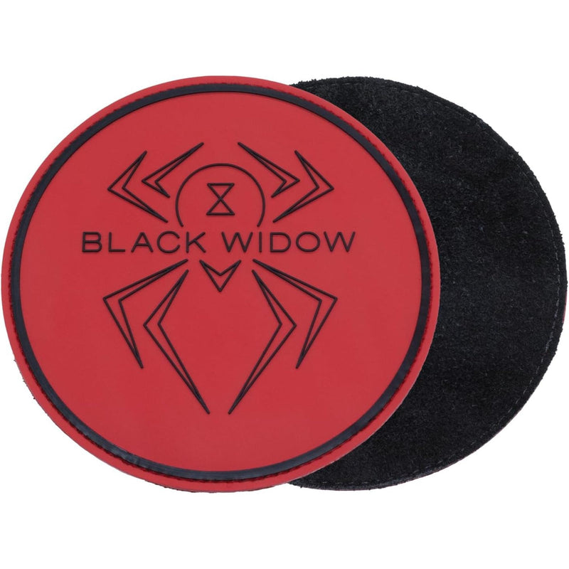 Bowling ball cleaning shammy with rubber backing and absorbent surface designed to remove oil and maintain ball performance.