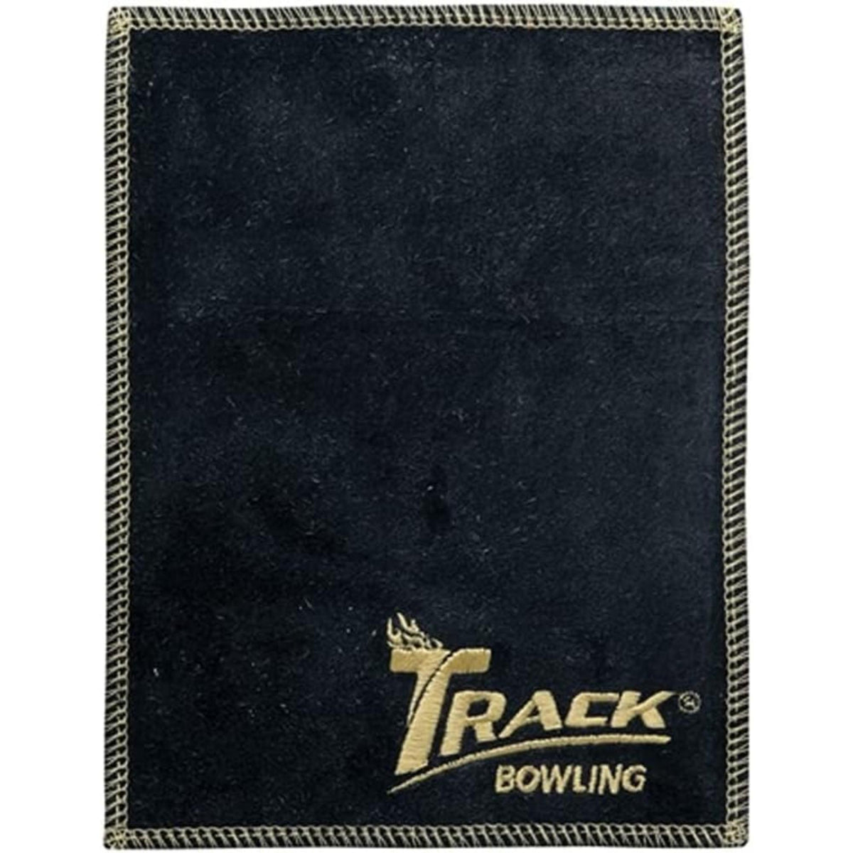Shammy pad designed for cleaning bowling balls, helping remove oil and maintain consistent ball performance.