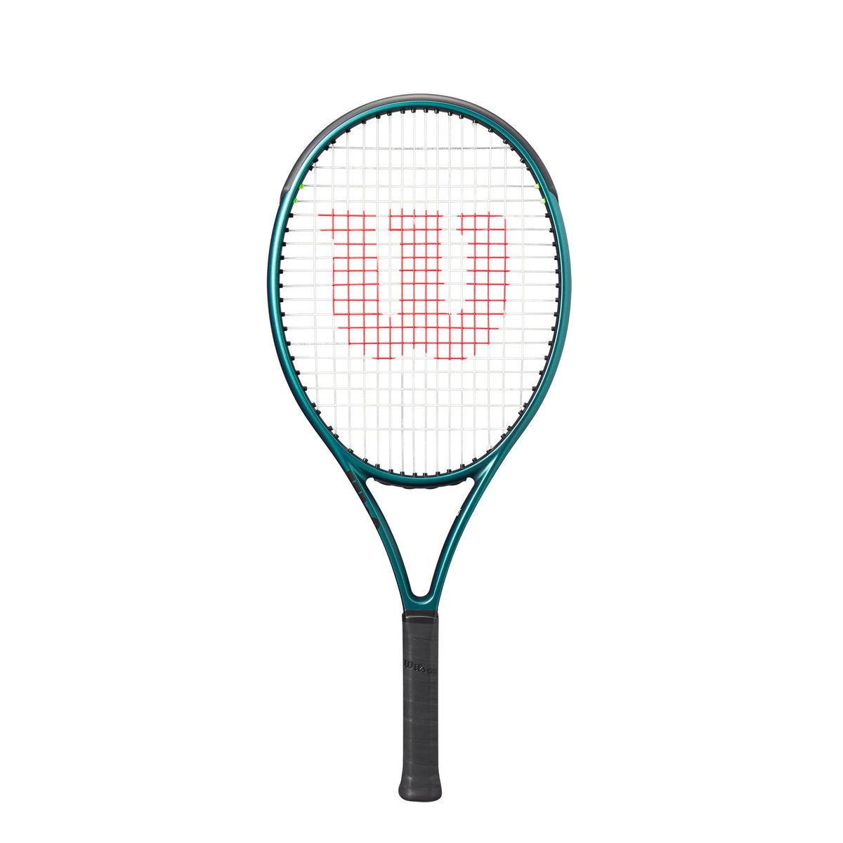 Wilson Blade 25 V9 Junior Tennis Racket, Strung, Emerald Green - main view