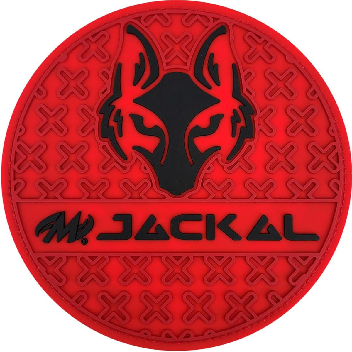 MOTIV Jackal Grip Disk Shammy Red Black Bowling Ball Towel