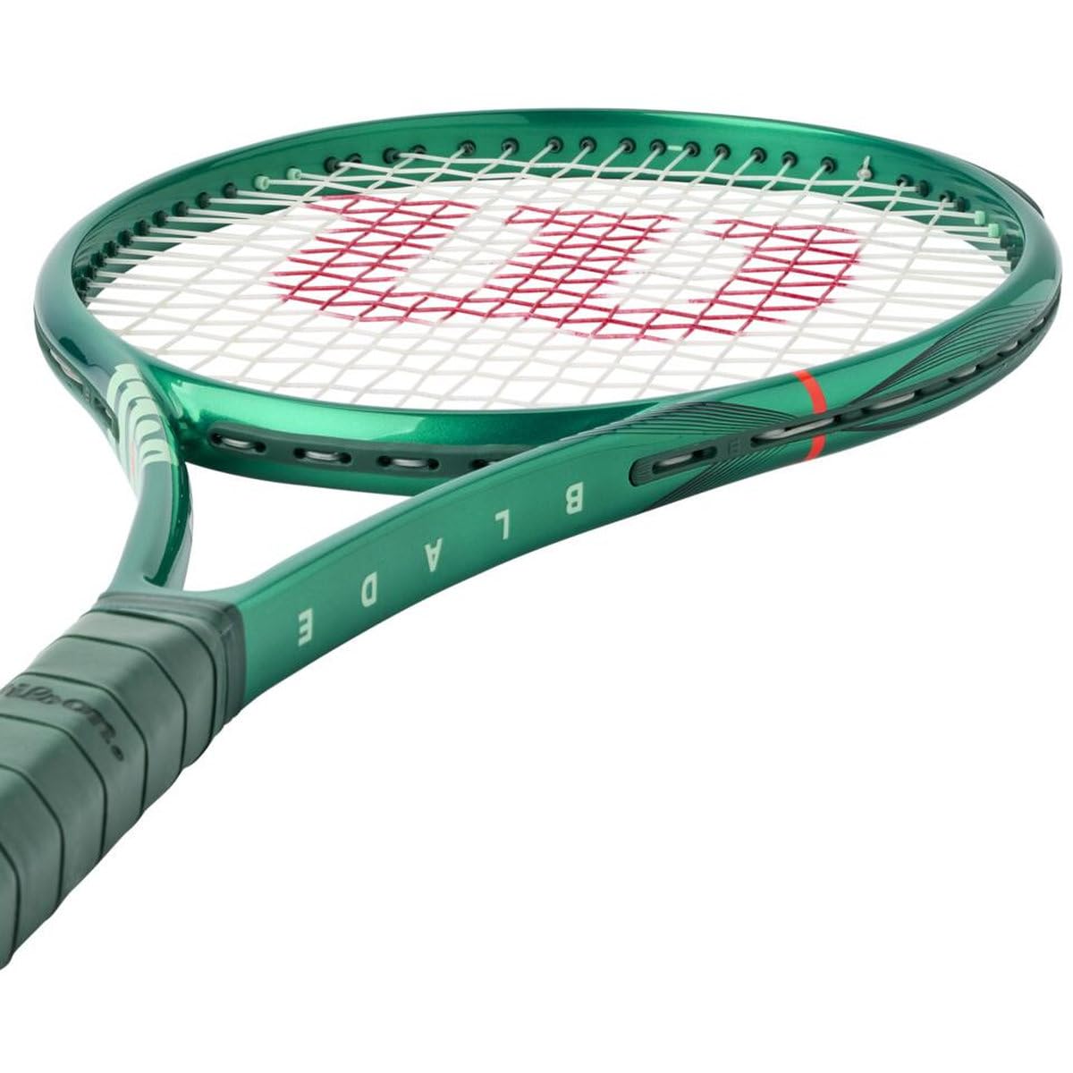 Wilson Blade 100UL V10 Tennis Racket, Unstrung in Championship Green - alternate view 4