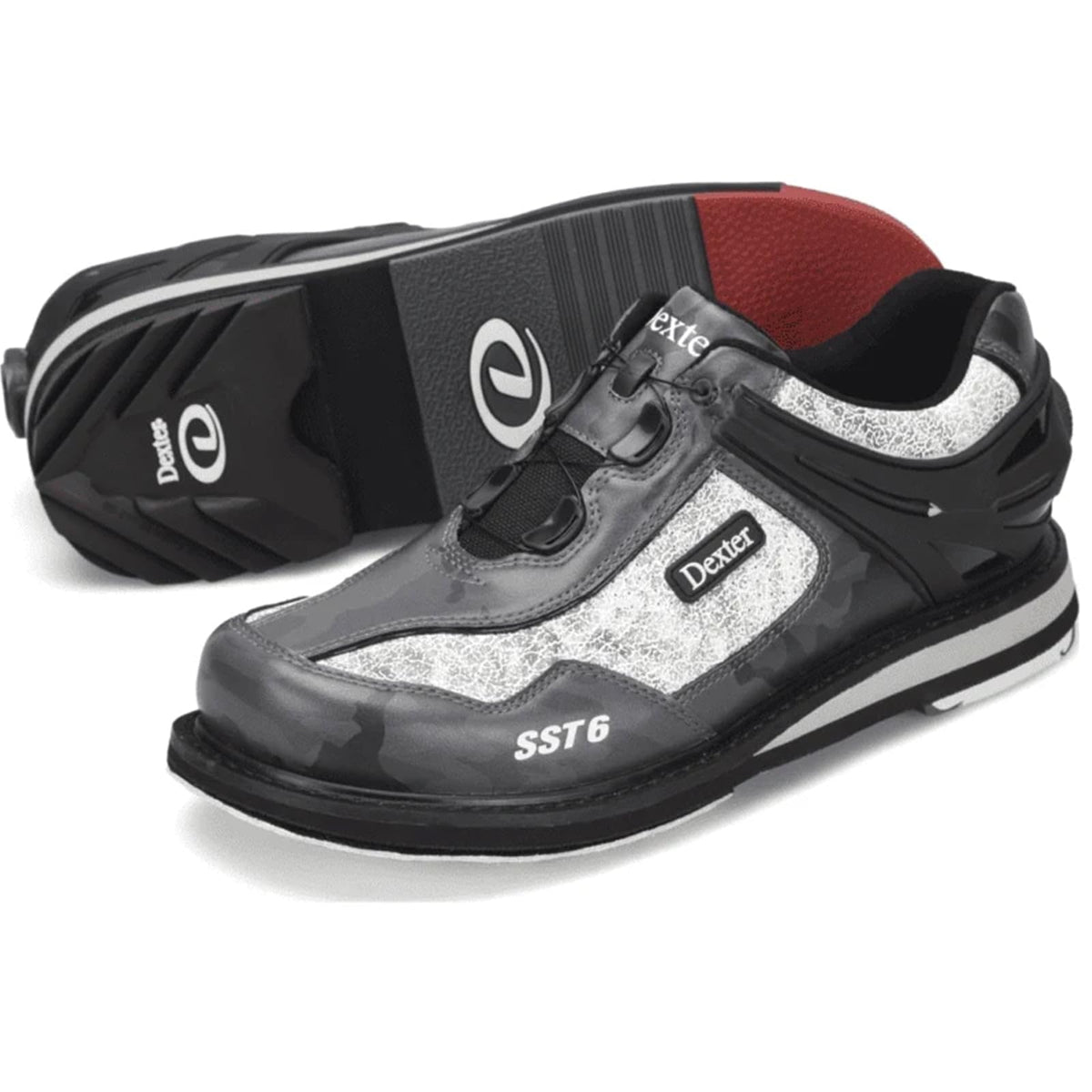 Dexter Men's SST 6 Hybrid BOA Right Handed Bowling Shoes Grey Camo Multi - Medium Width - view 2