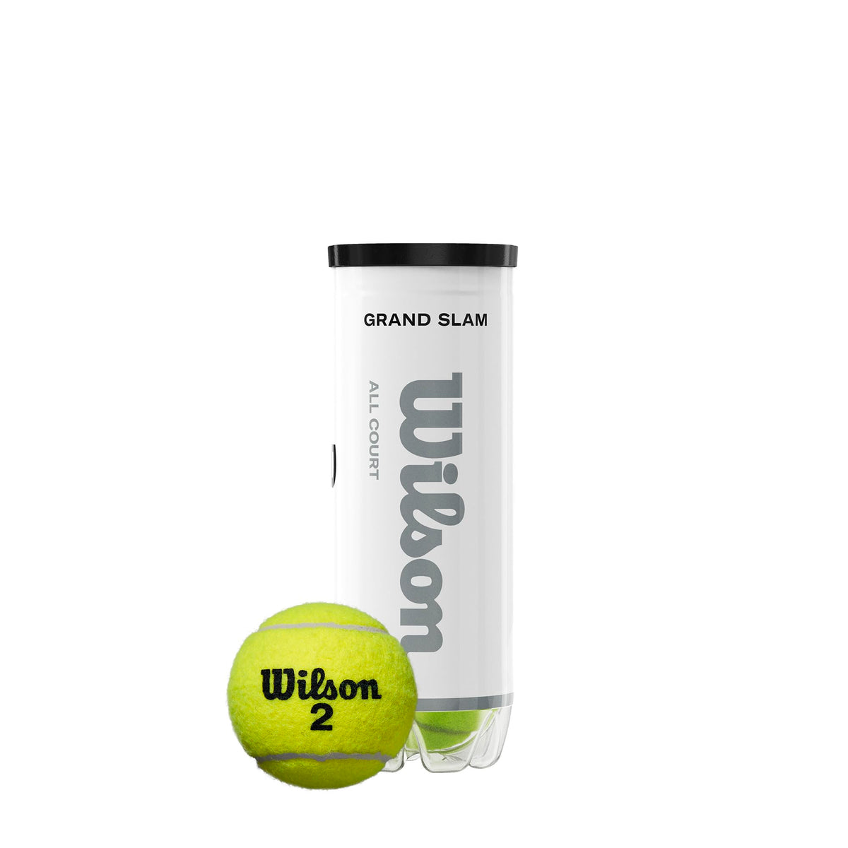 Wilson Grand Slam Extra Duty Tennis Balls - 3 Ball Can - front