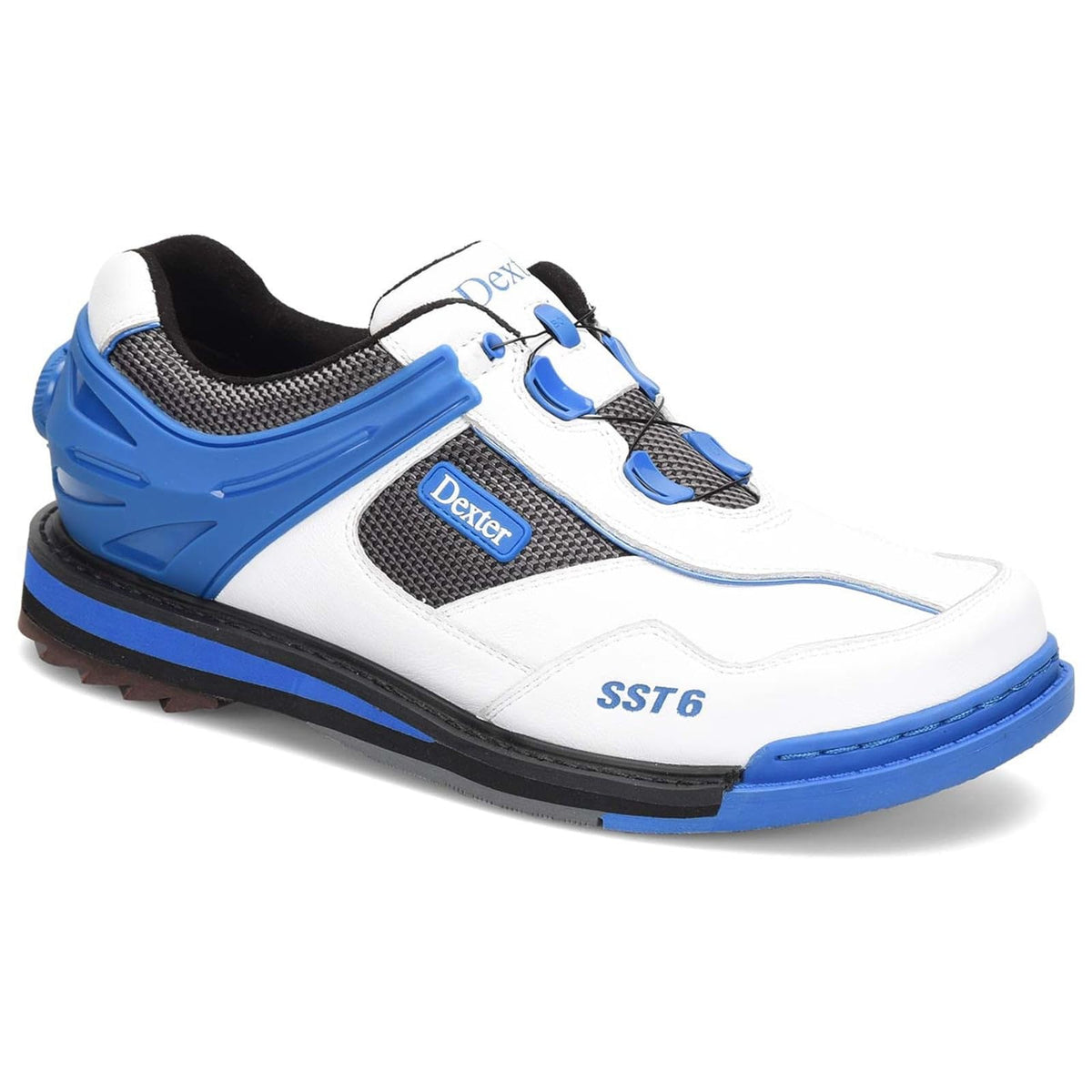 Dexter Men's SST 6 Hybrid BOA Right Handed Bowling Shoes White/Blue - Medium Width - view 1