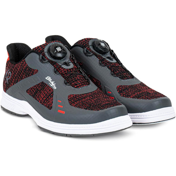 KR Strikeforce Jet FT Black Red Grey Right Hand Men’s Bowling Shoes
