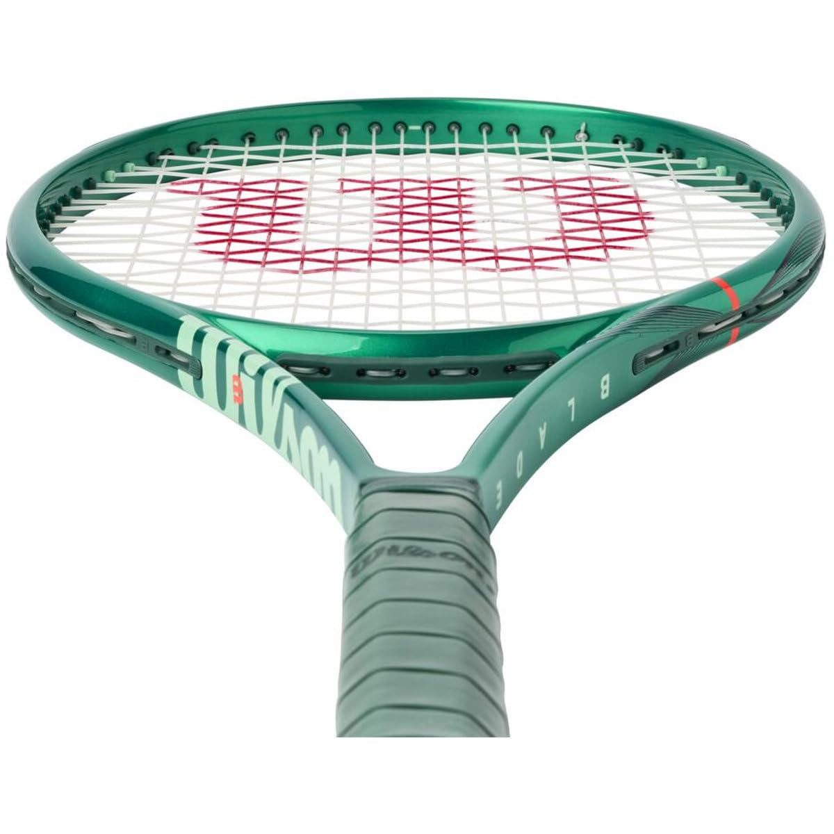 Wilson Blade 100UL V10 Tennis Racket, Unstrung in Championship Green - alternate view 3
