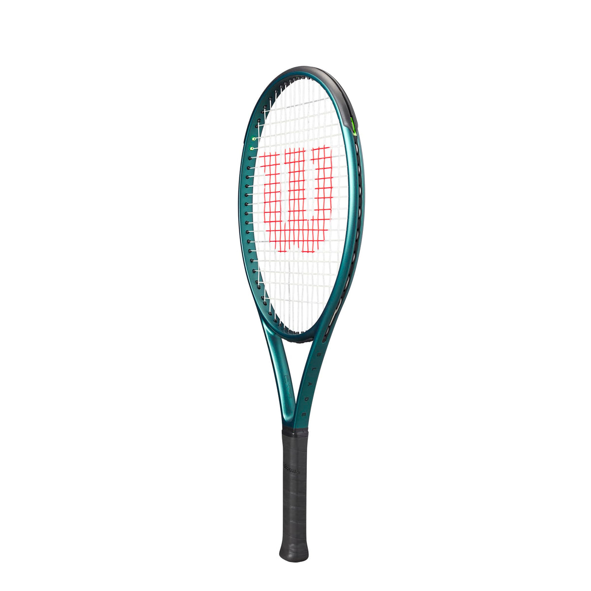 Wilson Blade 25 V9 Junior Tennis Racket, Strung, Emerald Green - alternate view 2
