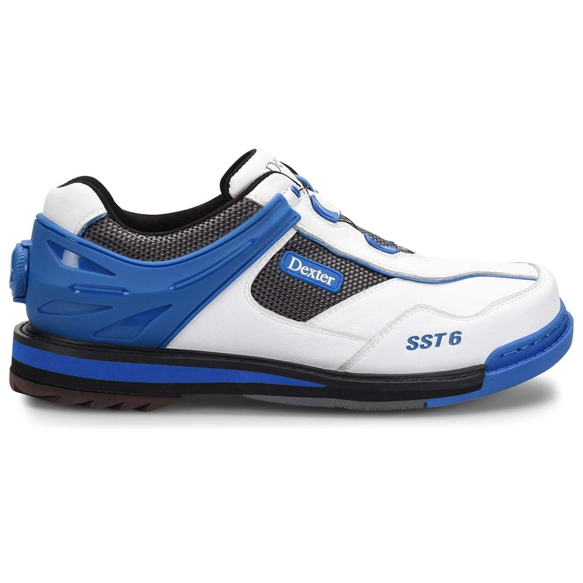 Dexter Men's SST 6 Hybrid BOA Right Handed Bowling Shoes White/Blue - Medium Width - view 3