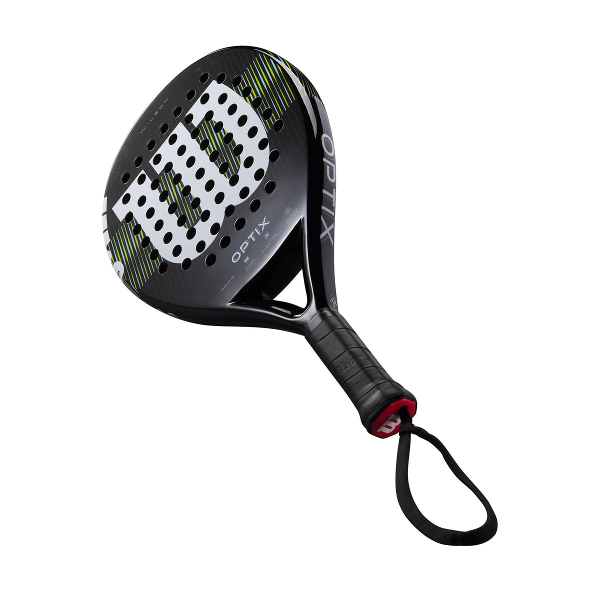Wilson Optix V1 Padel Racket, Black/Green - alternate view 6