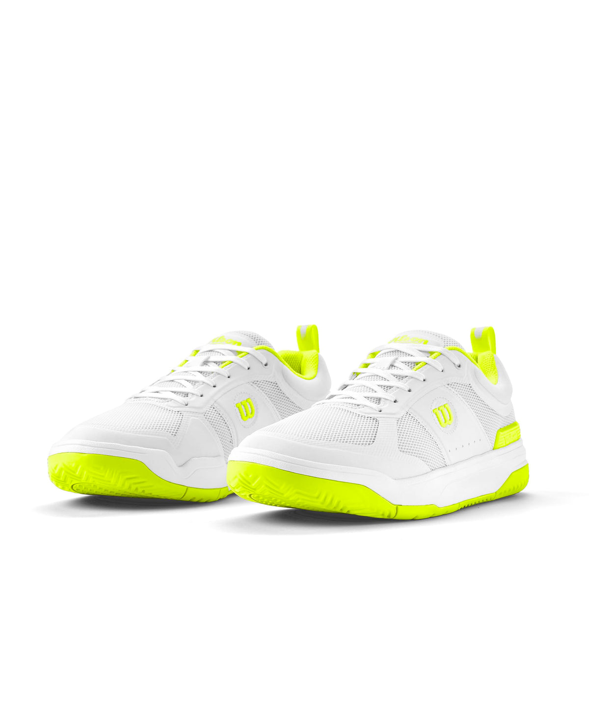 Wilson Pickle Pro Mens Pickleball Shoes, White/White/Safety Yellow, Size 11 - alternate view 6