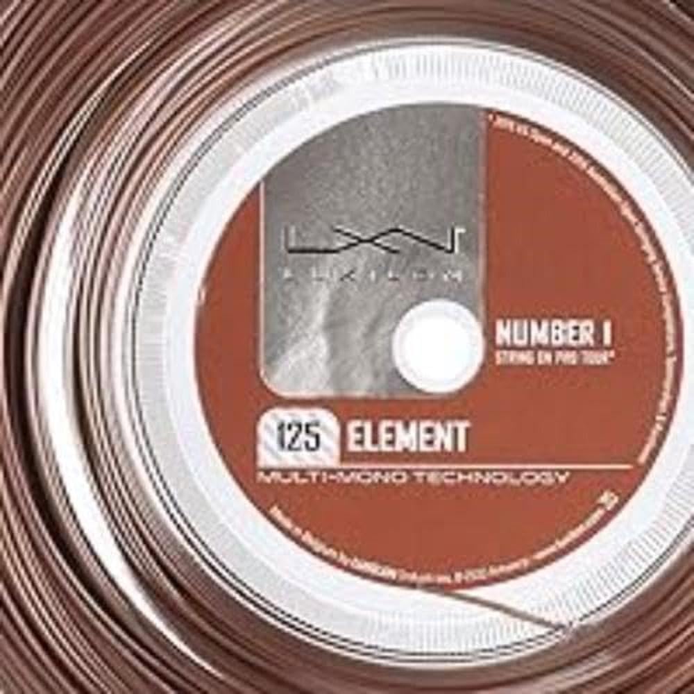 Luxilon Element 125 Tennis String, 16L 1.25mm, 200m Reel, Bronze - alternate view 3
