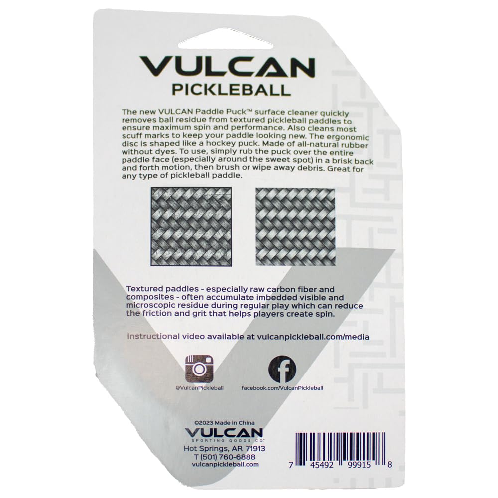Vulcan Paddle Puck Pickleball Paddle Cleaner - Alternate View 2