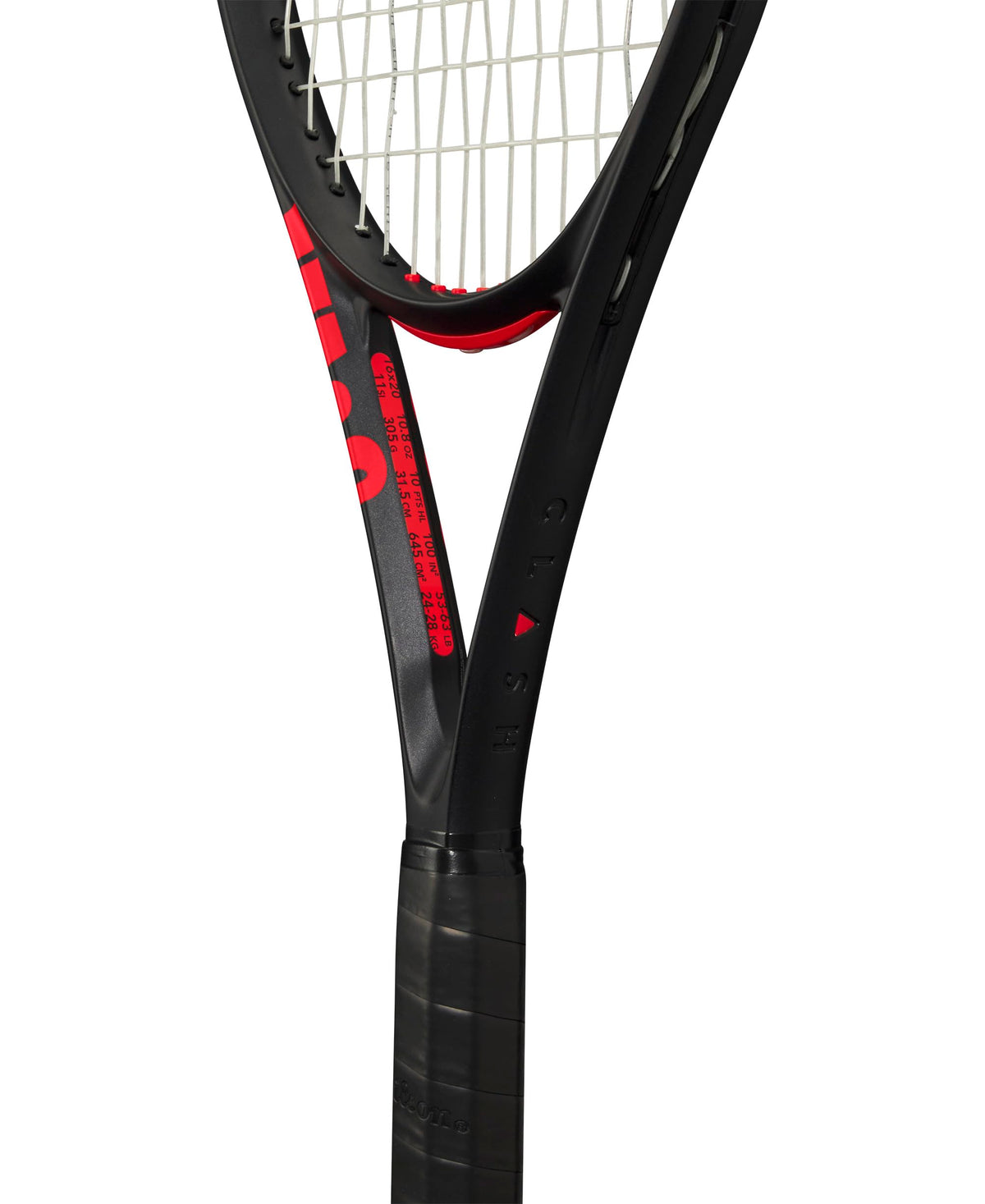 Wilson Clash 100 Pro V3 Tennis Racket, Unstrung, Black - alternate view 5