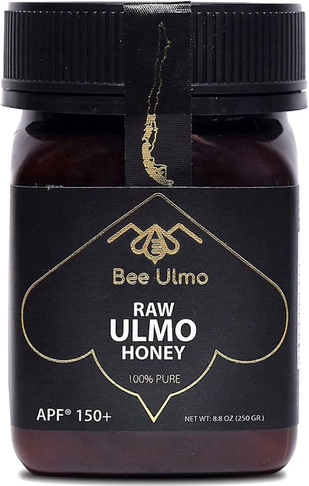 Bee Ulmo Raw Honey AFP 150, 8.8 oz (Case of 12)