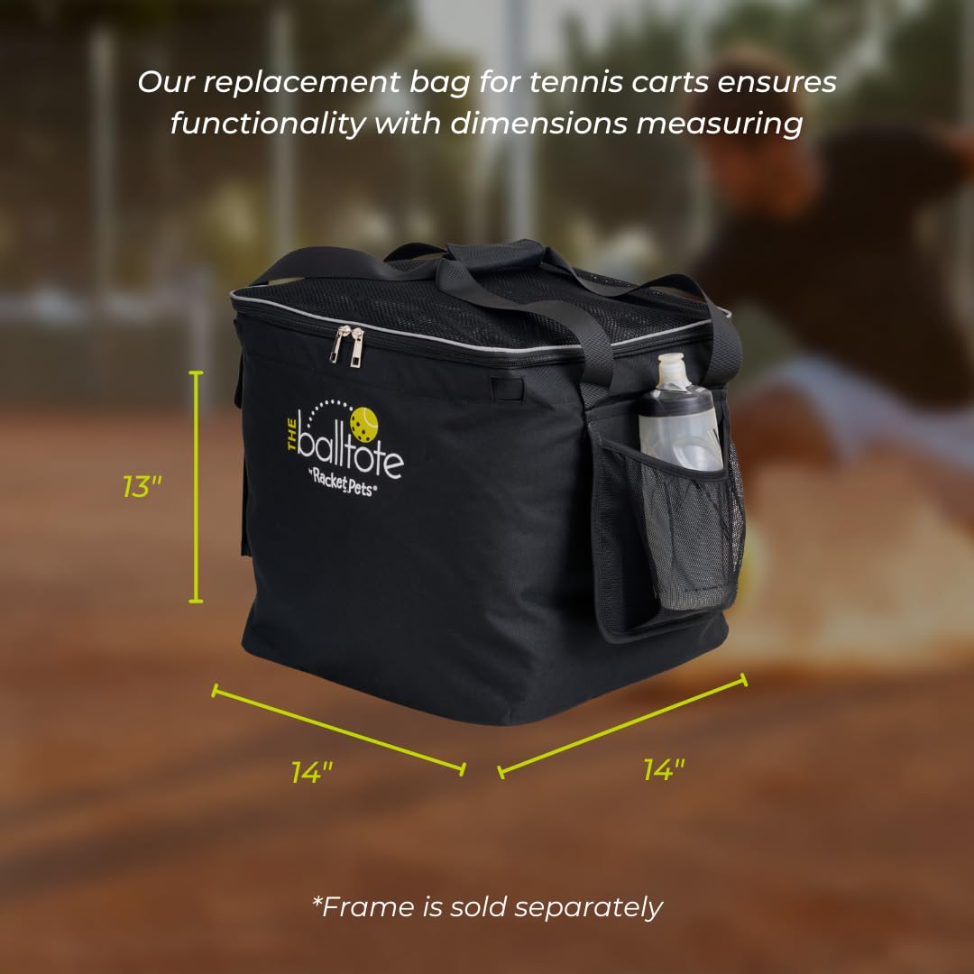 Racket Pets Ball Tote Teaching Cart with Black Bag - Alternate View 4