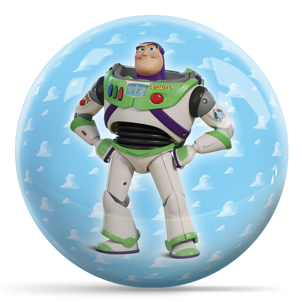 KR Strikeforce Disney Buzz Lightyear Undrilled Bowling Ball (6, Pounds) - view 1