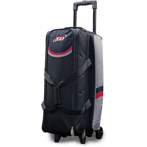 Columbia 300 Boss Triple 3 Ball Roller Red Bowling Bag