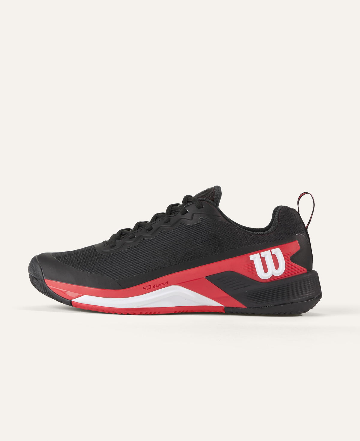 Wilson Rush Pro 4.5 Clay Mens Tennis Shoes, Black/Infrared/White - alternate view 7